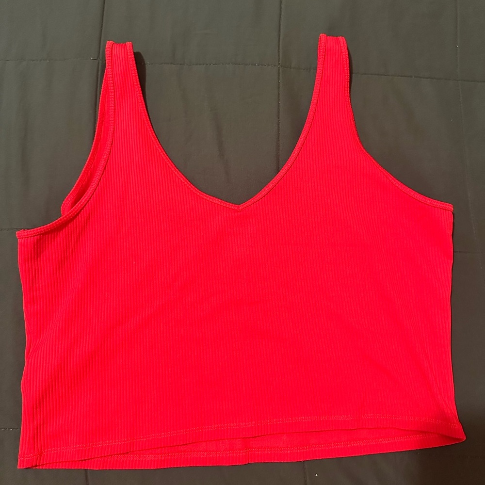 Women’s Ribbed tank top crop top